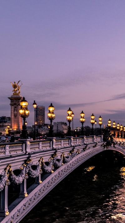 Louvre at dusk
